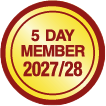Special Sticker 5 Day Member 2027/28
