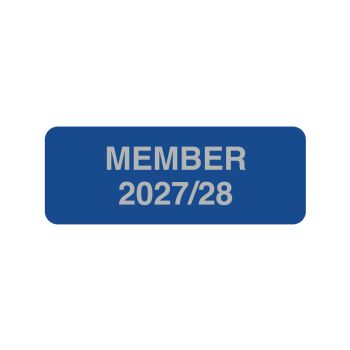 Member 2027 /28 Rectangle sticker 40mm x 15mm